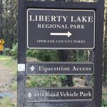 Spokane Camping Liberty Lake Regional Park Sign
