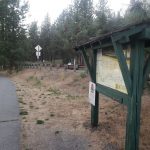 Spokane biking trails centennial trail portion going through boulder beach
