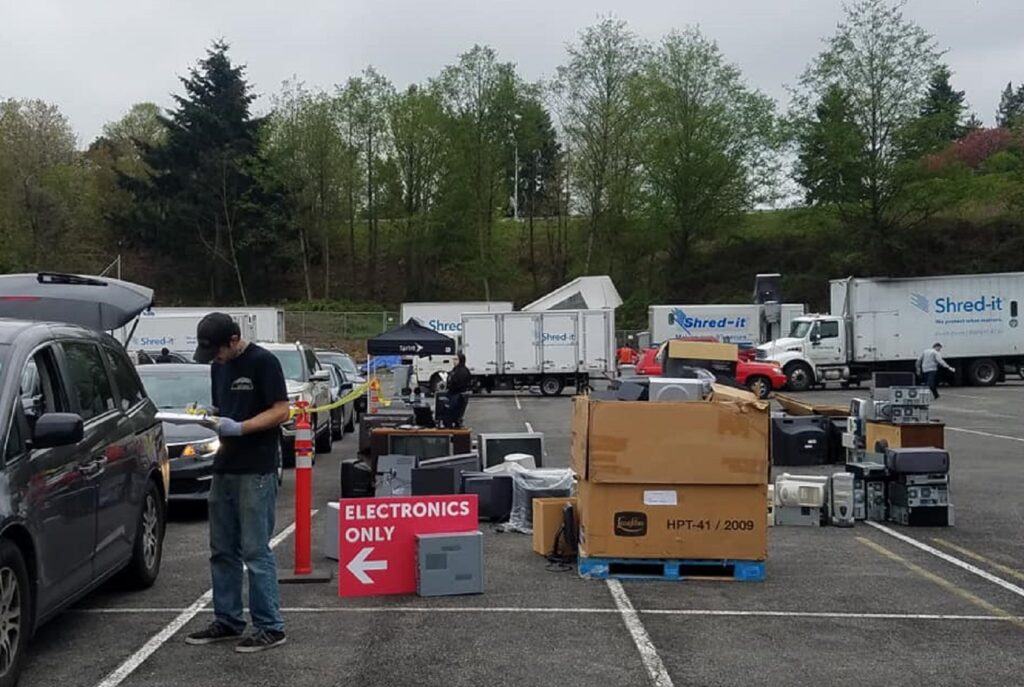 BECU shred event