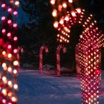 Holiday Lights Spokane manito park