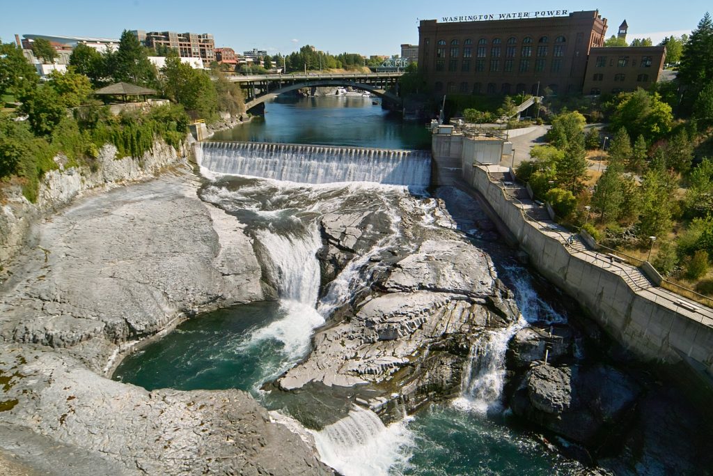 Spokane Falls viewpoints