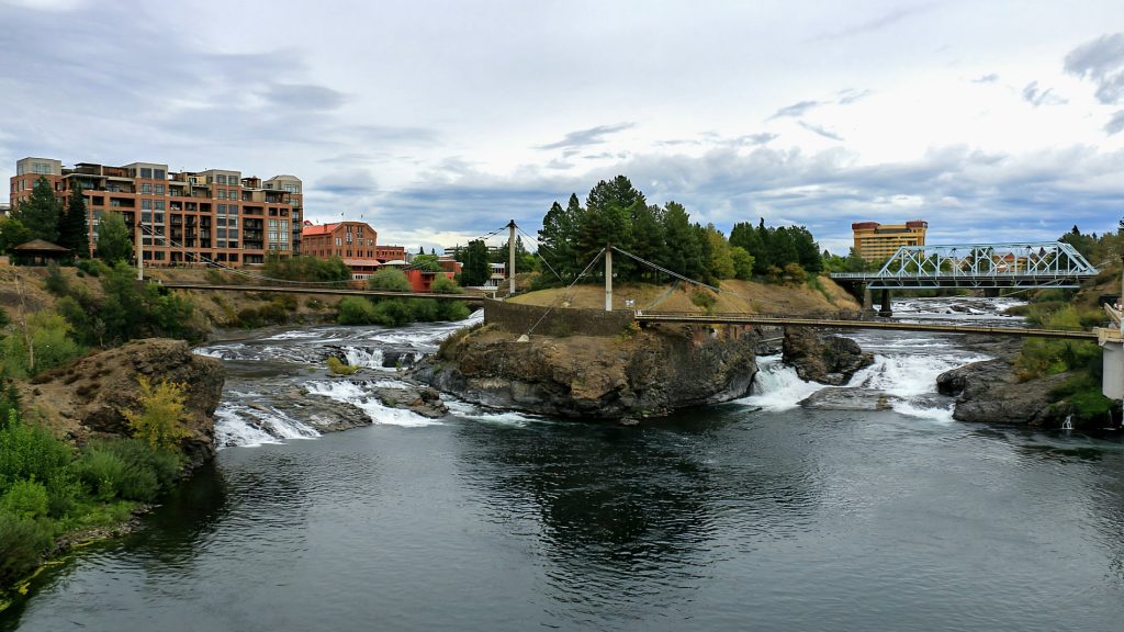 Spokane Falls viewpoints