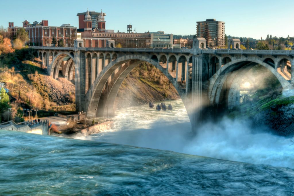 Spokane Falls viewpoints